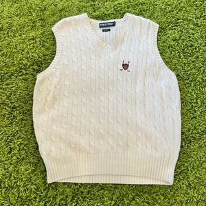 Ralph Lauren Polo Golf Cable Knit Sweater Vest